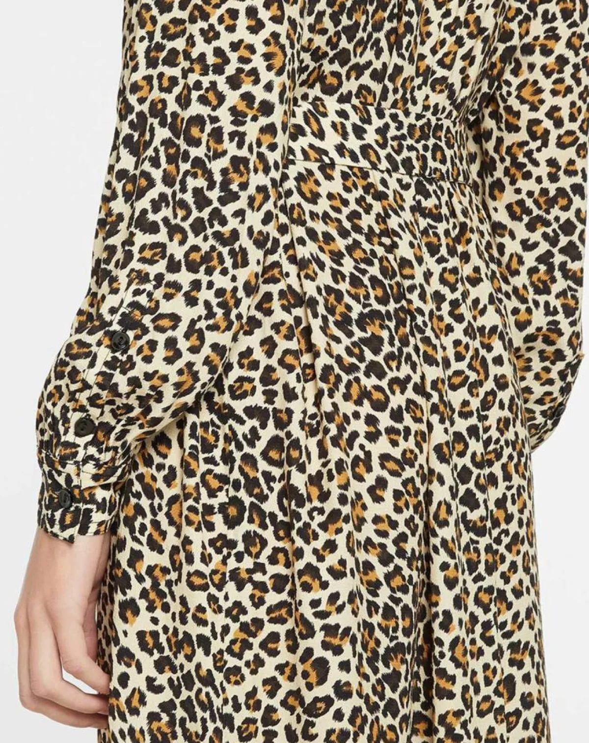 Galeries Lafayette Robes|Robe longue Gamba léopard noire