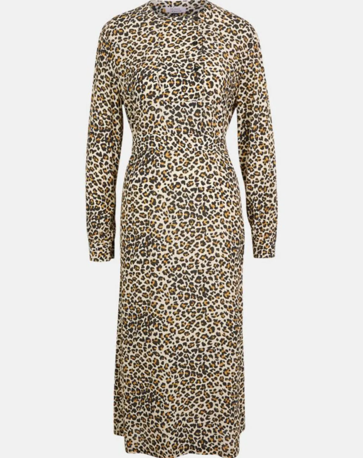 Galeries Lafayette Robes|Robe longue Gamba léopard noire