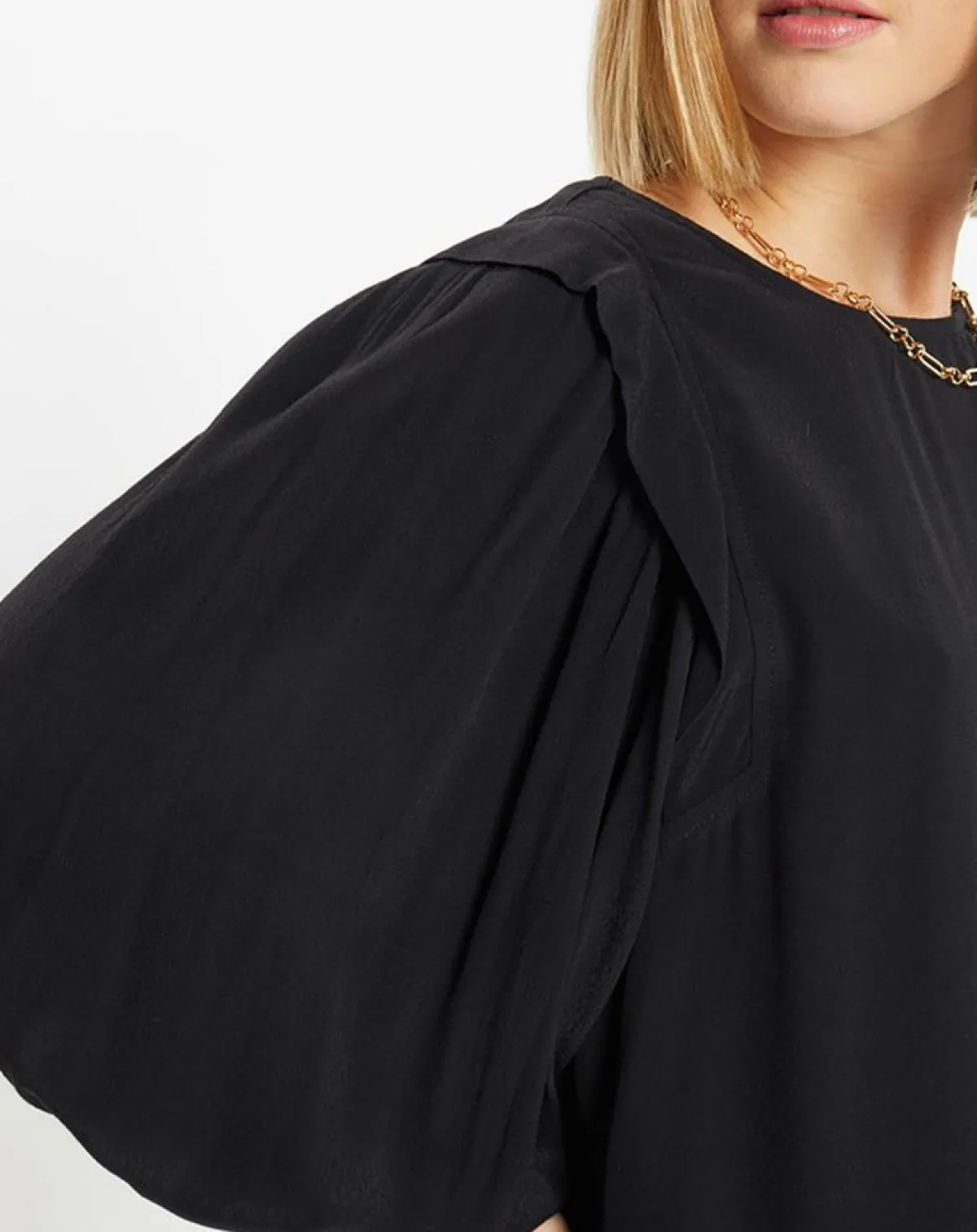 Galeries Lafayette Robes|Robe Magnolia noire