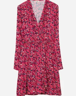 An'ge Robes|Robe Malta imprimée rose