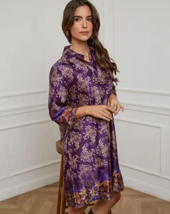 Alice & Charlotte Robes|Robe Marine violette