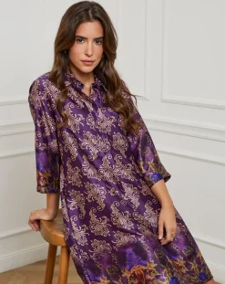 Alice & Charlotte Robes|Robe Marine violette