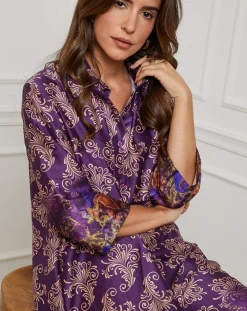 Alice & Charlotte Robes|Robe Marine violette
