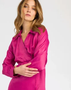An'ge Robes|Robe Martinez framboise