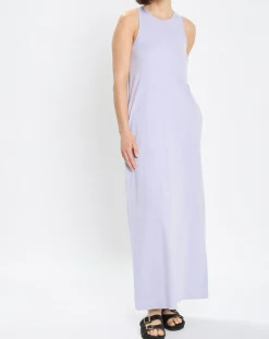 Marc O'Polo Robes|Robe maxi violet clair