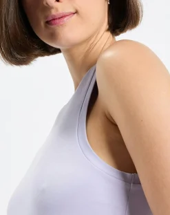 Marc O'Polo Robes|Robe maxi violet clair