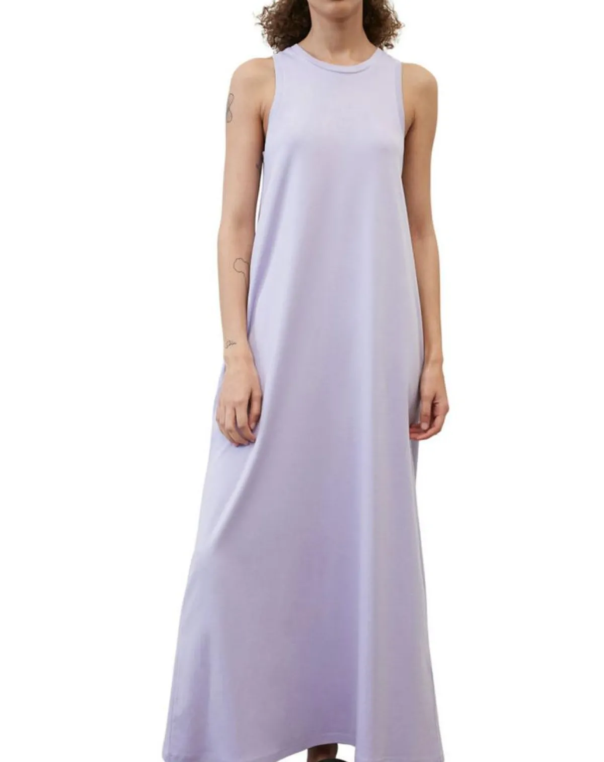 Marc O'Polo Robes|Robe maxi violet clair