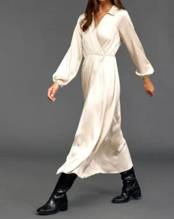 Lauren Vidal Robes|Robe Mayfair crème