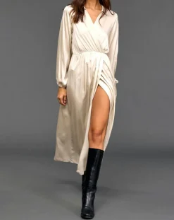 Lauren Vidal Robes|Robe Mayfair crème