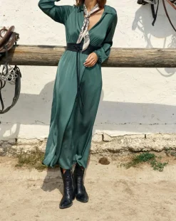 Lauren Vidal Robes|Robe Mayfair verte