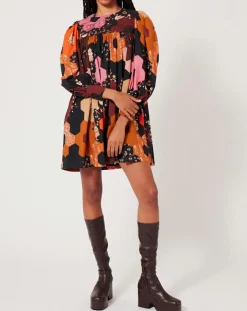 Manoush Robes|Robe Médiéval Patchwork imprimée multicolore