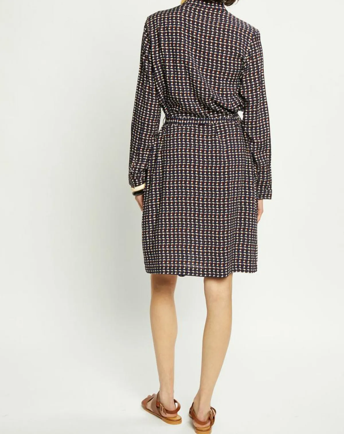 Harris Wilson Robes|Robe Meril imprimée marine