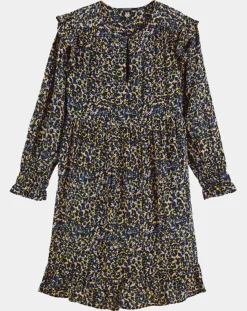 Scotch & Soda Robes|Robe mi-longue imprimée multicolore