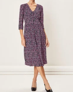 La Petite Etoile Robes|Robe Nasiria imprimée mauve