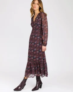 An'ge Robes|Robe Oclande horia black