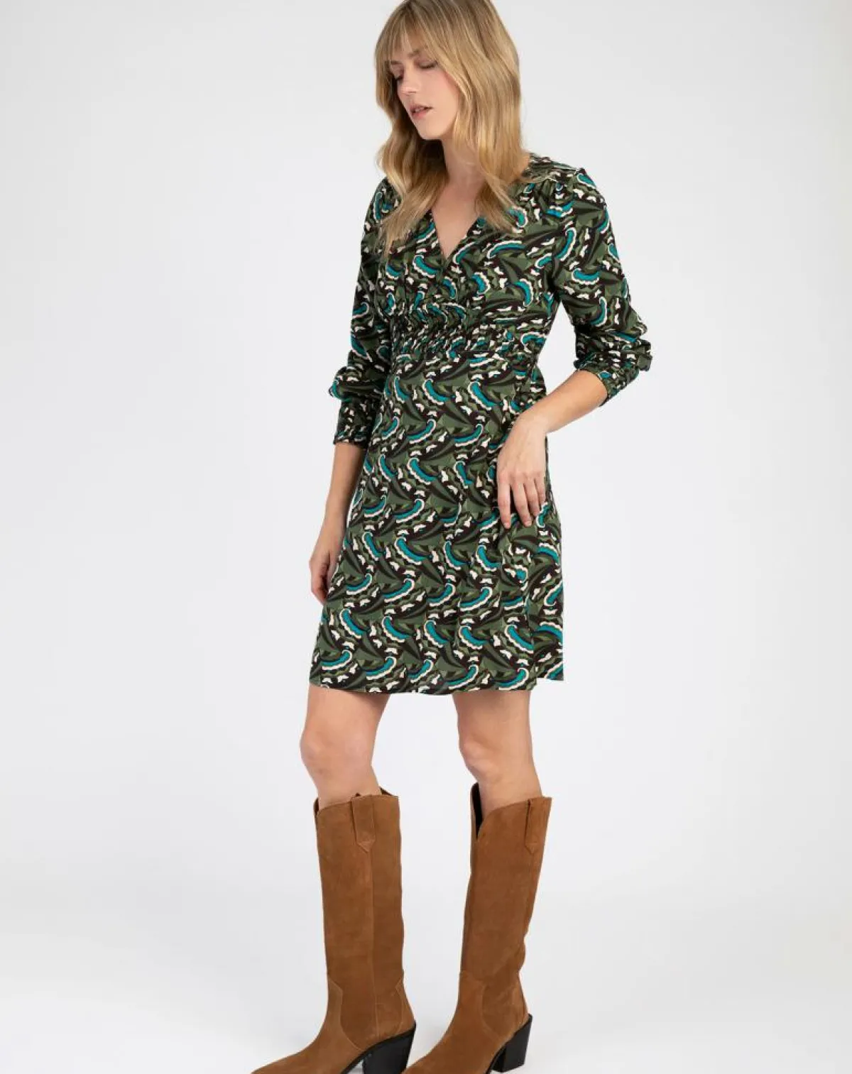 An'ge Robes|Robe Ostina usha olive