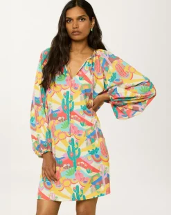 Manoush Robes|Robe Palm Springs print