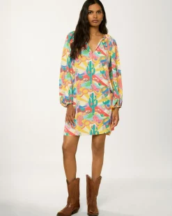 Manoush Robes|Robe Palm Springs print