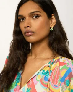 Manoush Robes|Robe Palm Springs print