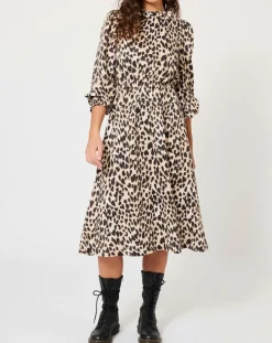 Manoush Robes|Robe Panthère Coeur léopard