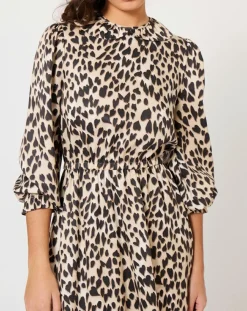 Manoush Robes|Robe Panthère Coeur léopard