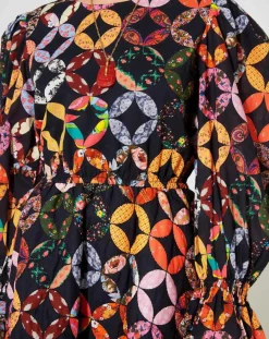 Manoush Robes|Robe Patchwork 70 noire