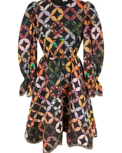 Manoush Robes|Robe Patchwork 70 noire