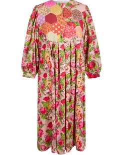 Manoush Robes|Robe Patchwork rose