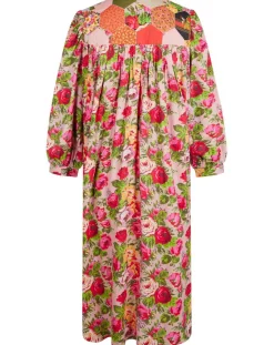 Manoush Robes|Robe Patchwork rose