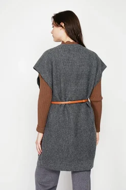 C&Jo Robes|Robe poncho col rond loup