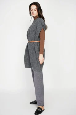 C&Jo Robes|Robe poncho col rond loup