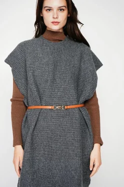 C&Jo Robes|Robe poncho col rond loup