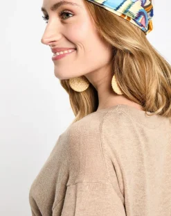 Esprit Robes|Robe pull cr beige