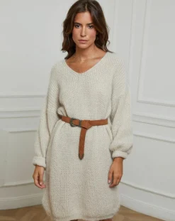 Alice & Charlotte Pulls|Robe Pull Juliette beige