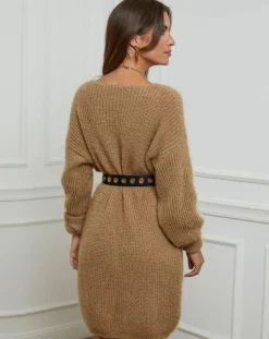 Alice & Charlotte Pulls|Robe Pull Juliette camel