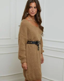 Alice & Charlotte Pulls|Robe Pull Juliette camel