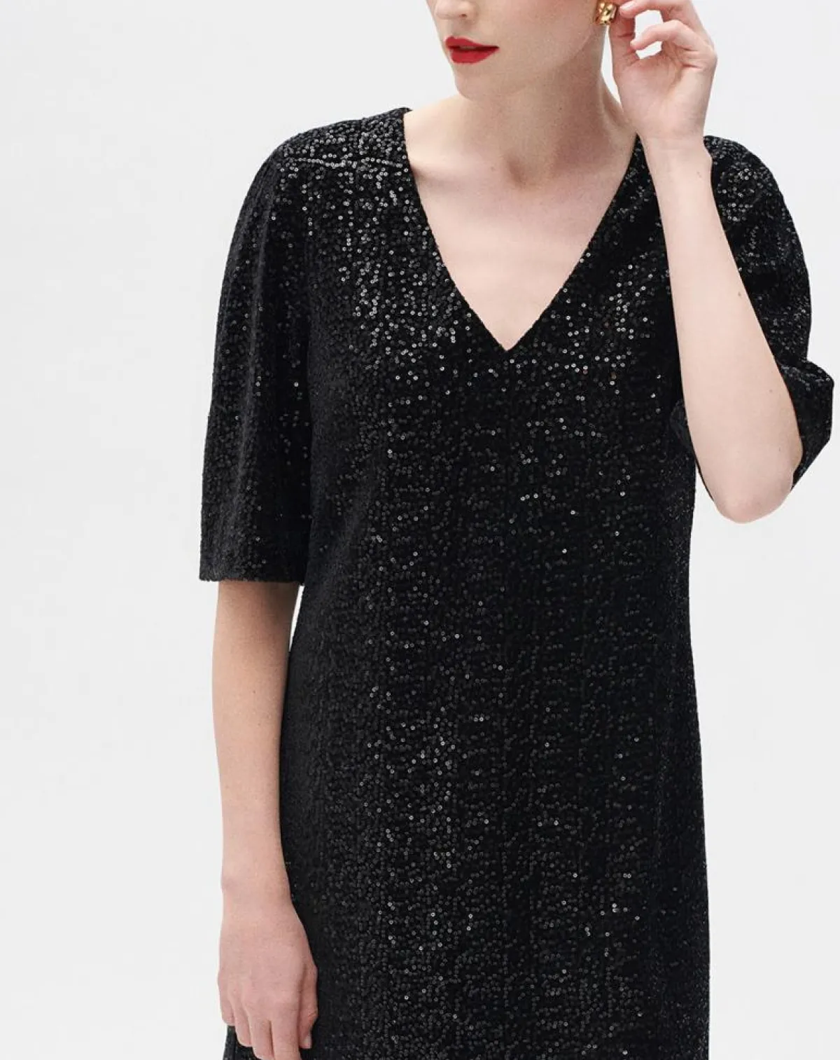 Caroll Robes|Robe Rafaela noire