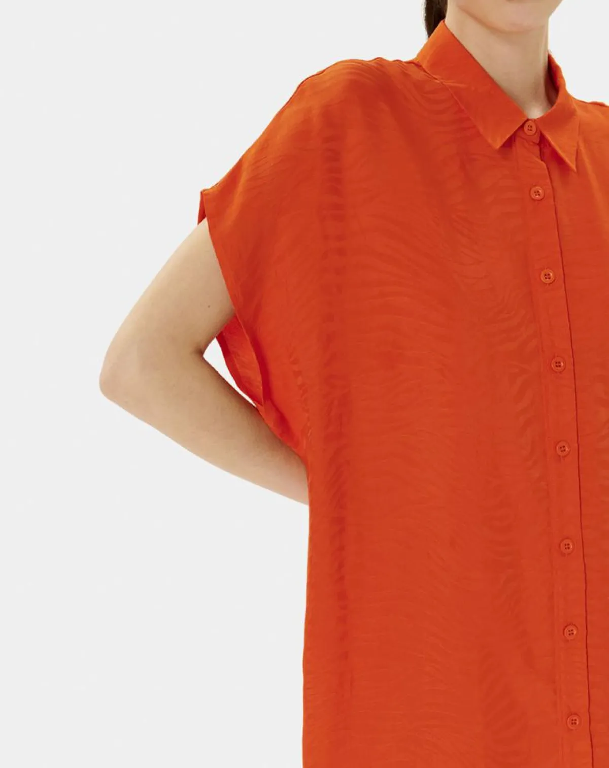 Zapa Robes|Robe Ratela motifs ton sur ton orange