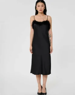 Tara Jarmon Robes|Robe Reaney noire