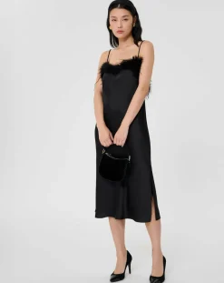 Tara Jarmon Robes|Robe Reaney noire