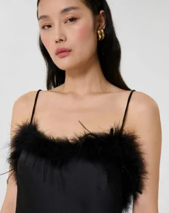 Tara Jarmon Robes|Robe Reaney noire