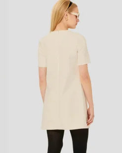 Tara Jarmon Robes|Robe Renata écrue