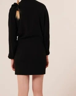 Tara Jarmon Robes|Robe Reva noire