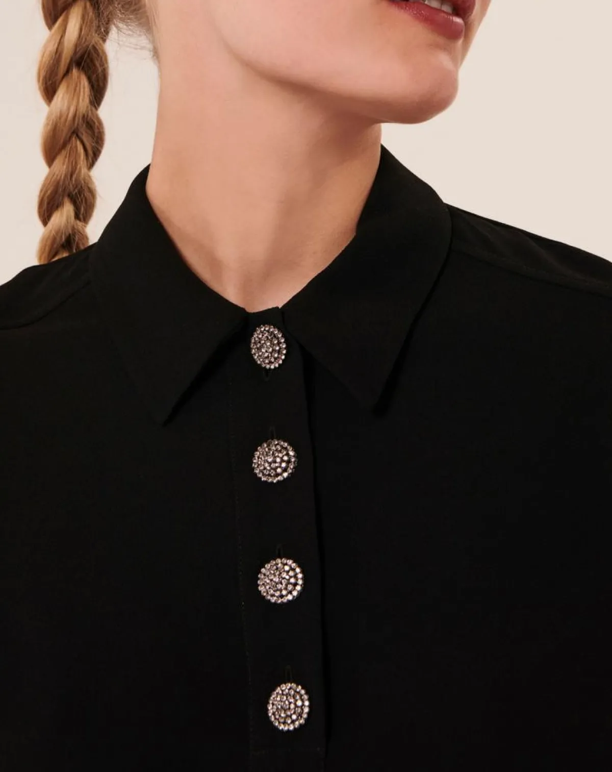 Tara Jarmon Robes|Robe Reva noire