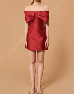 Tara Jarmon Robes|Robe Richesse rouge