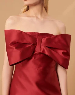 Tara Jarmon Robes|Robe Richesse rouge