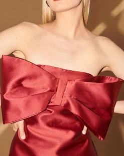 Tara Jarmon Robes|Robe Richesse rouge