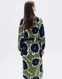 Caroll Robes|Robe Rmolly à fleurs fougère