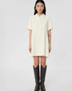 Tara Jarmon Robes|Robe Robby écrue