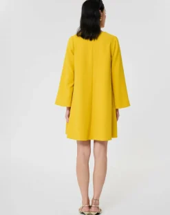 Tara Jarmon Robes|Robe Rolie jaune citron